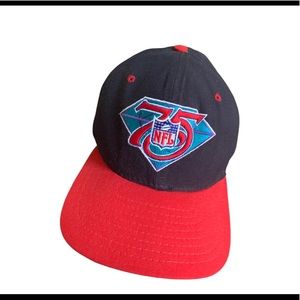Vtg NEW ERA NFL 75th FOOTBALL DIAMOND   ANNI.  HAT
